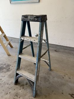 A 4-foot ladder in good condition