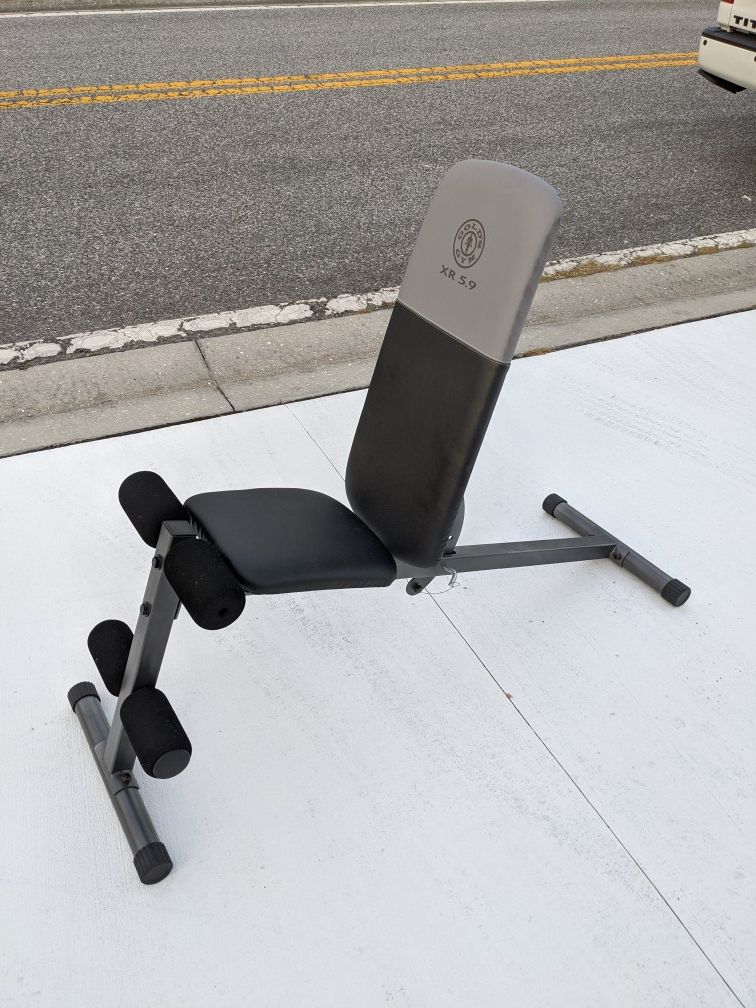 Gold 's gym exercise bench