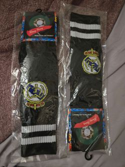 Soccer socks calsetines real madrid