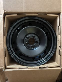 Steel Wheel 18x7.5 Black Brand New