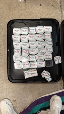 30 Sets Of Laminated Letter Cards