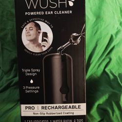 Black Wolf Wush PRO  Rechargeable Ear Cleaner triple spray design - NEW