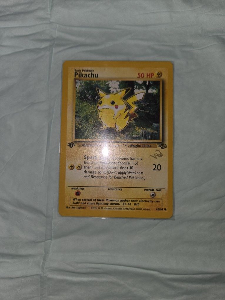 Pikachu W Stamp