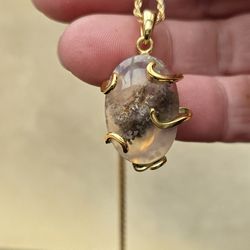 Genuine Dendritic Quartz Pendant 