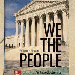 We the People By Thomas E Patterson