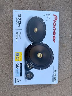Pioneer TS-A653CH 6.5” Component Speakers.