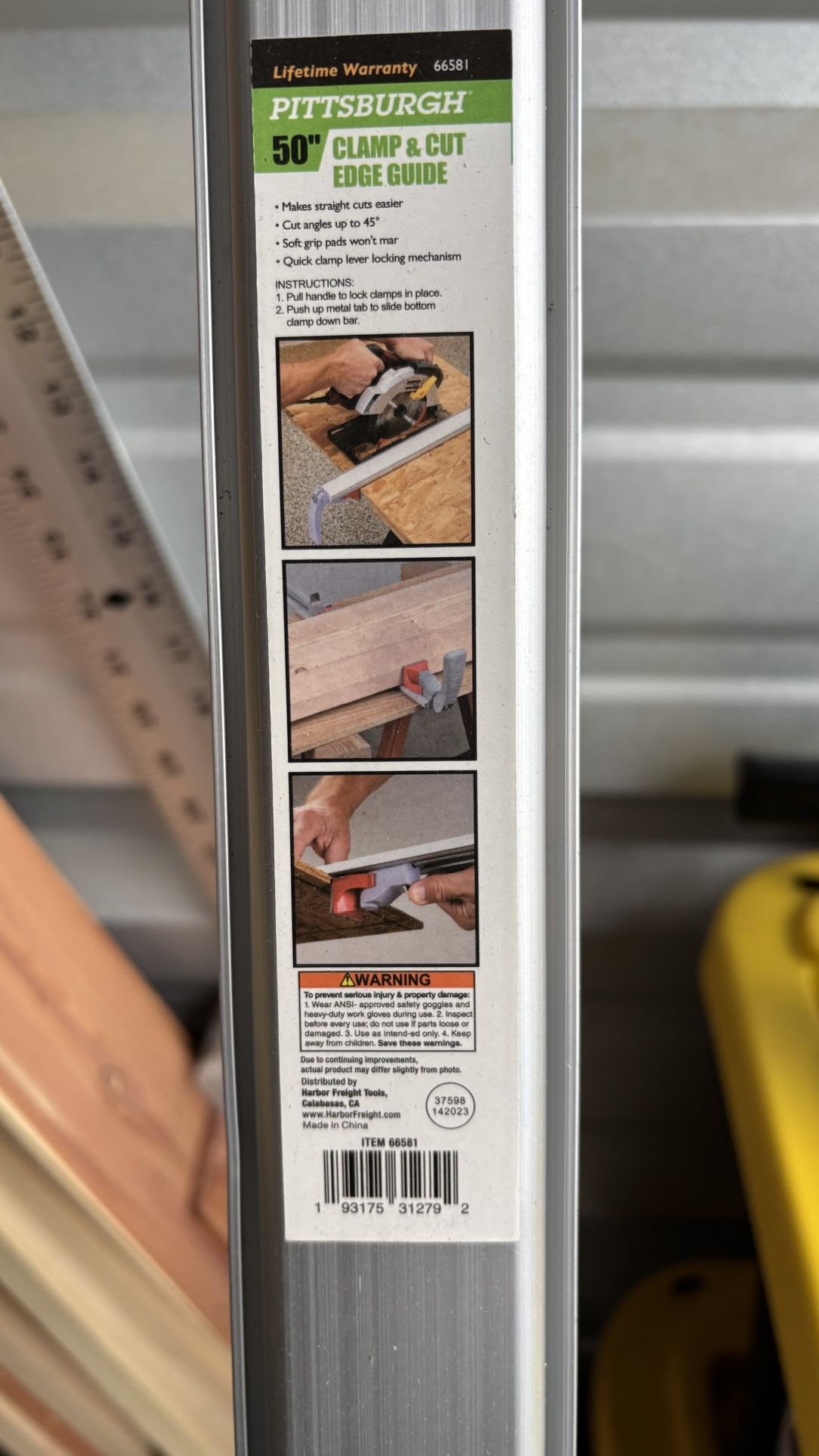Pittsburgh 50” Clamp Guide