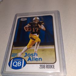 2018 Hit Premier Draft Rookie Card Josh Allen