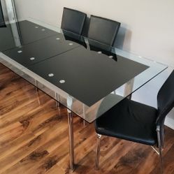 Glass Dining Table 