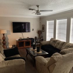 Living Room Set Sofa Recliner Love Seat 