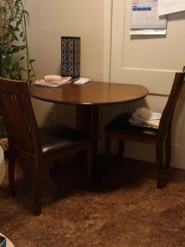 Wooden Chairs And Table Set