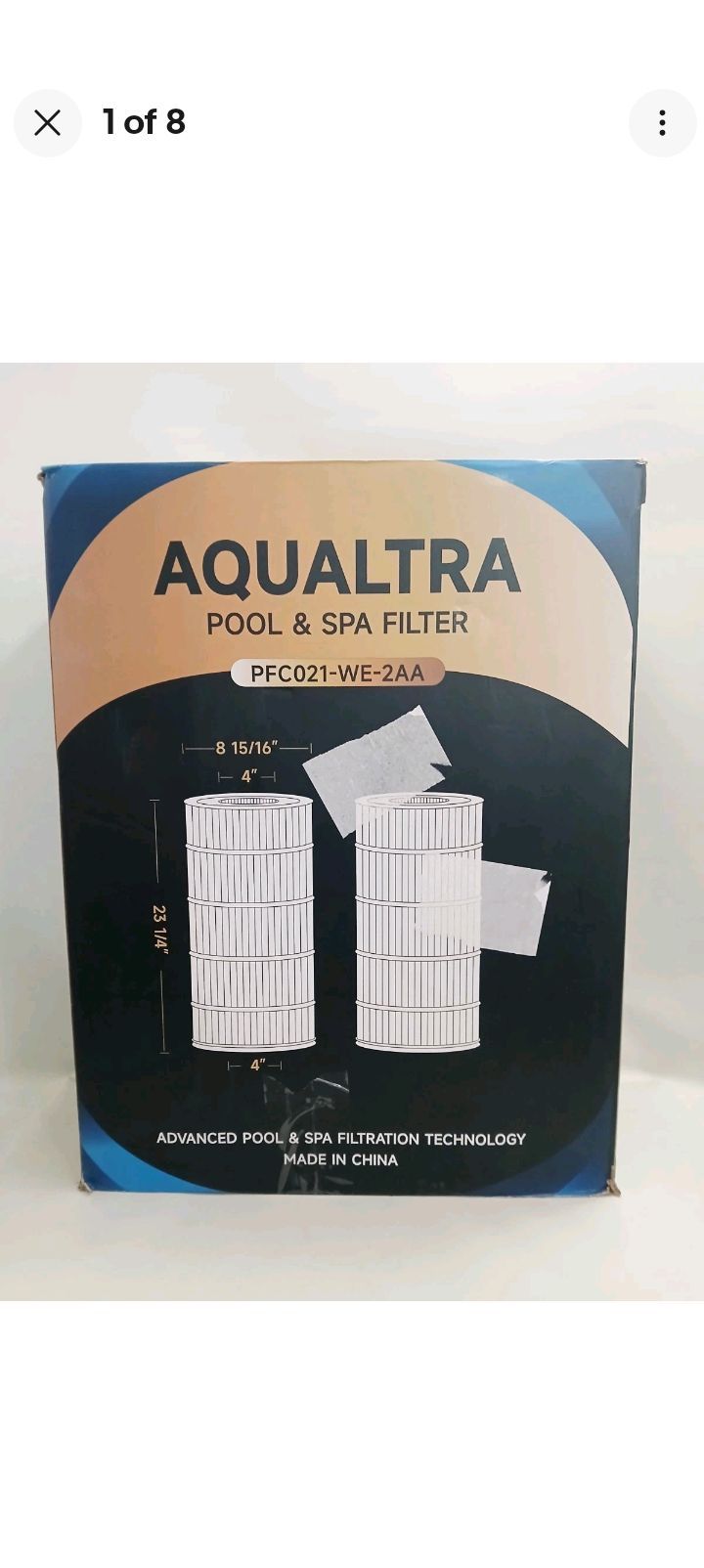 AQUALTRA Pool Filter Cartridge Compatible with C1200, PA120, CX1200RE, C-8412