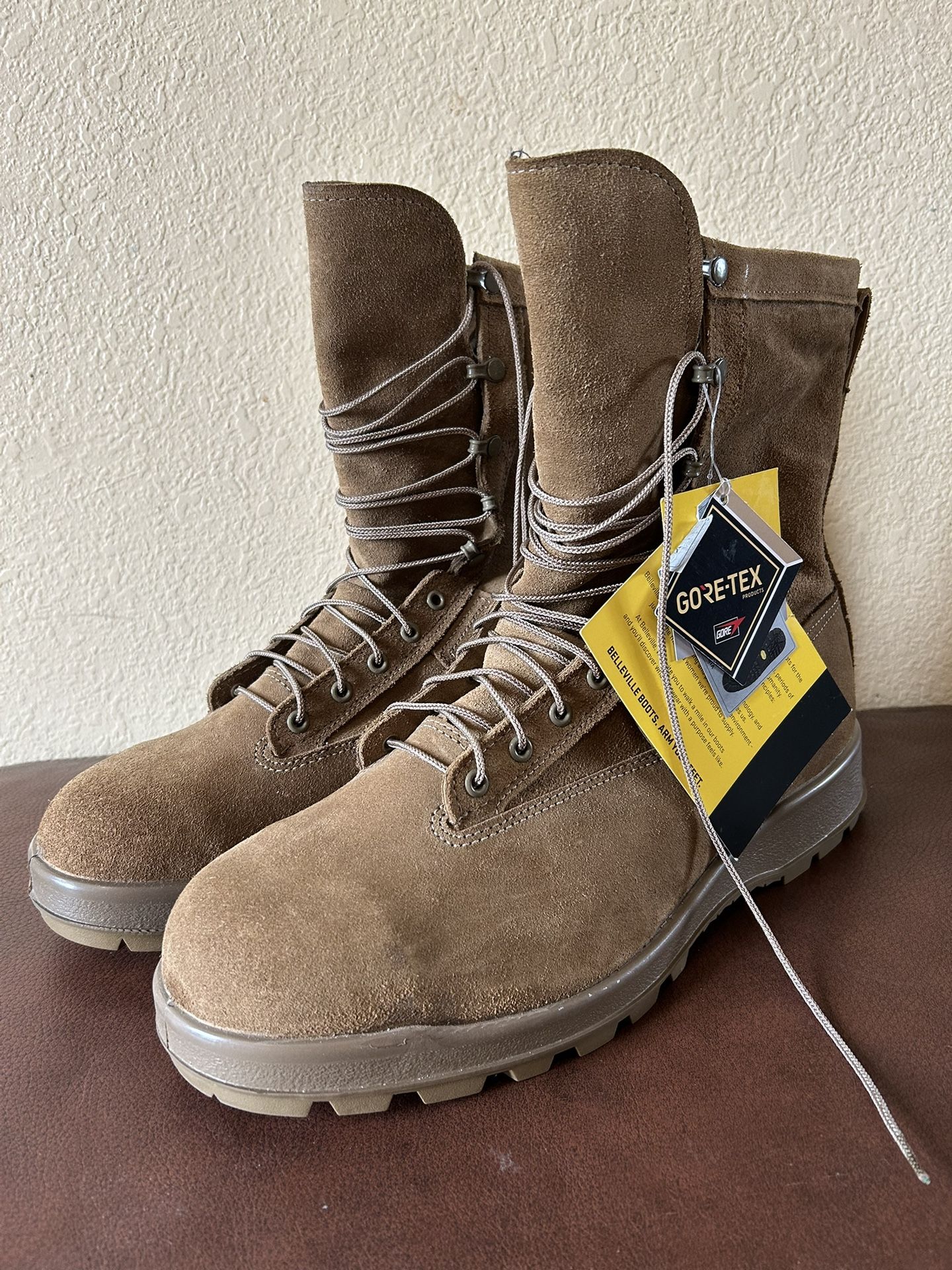 BELLEVILLE C775ST GORE-TEX STEEL TOE MILITARY BOOTS size 15W