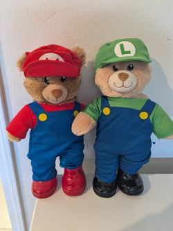 Build A Bear Mario And Luigi Plush