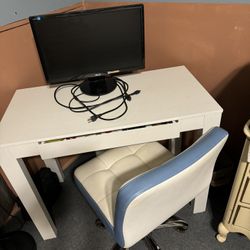 Computer Monitor With Extra Cable $25