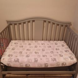 Grey Tiddler Bed With Mattress