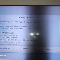 80 inch Samsung smart tv