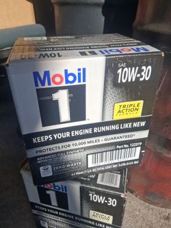 Mobil 1 10W-30 Full Synthetic Motor Oil 6-Pack