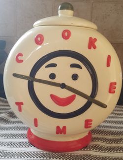 Cookie Time Vintage Cookie Jar