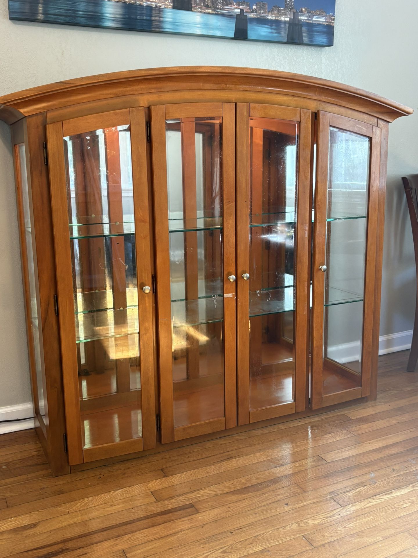 Display Cabinet With Glass Doors