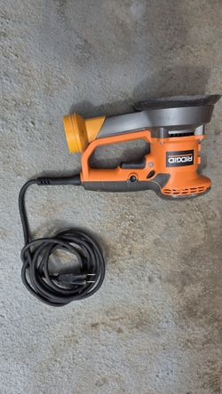 RIGID, 4 Amp Corded 6 in. Variable-Speed Dual Random Orbital Sander with AIRGUARD TECHNOLOGY, NOT working /NOT Working Properly. For Repair Or Parts. 