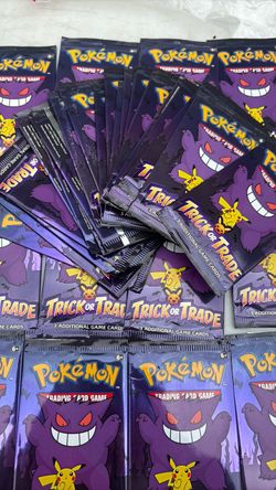 Pokémon Trick or Trade Booster Packs Lot
