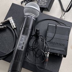 Shure SM58 Wireless Microphone Set