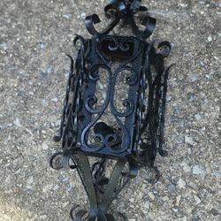 Cast iron candle holders