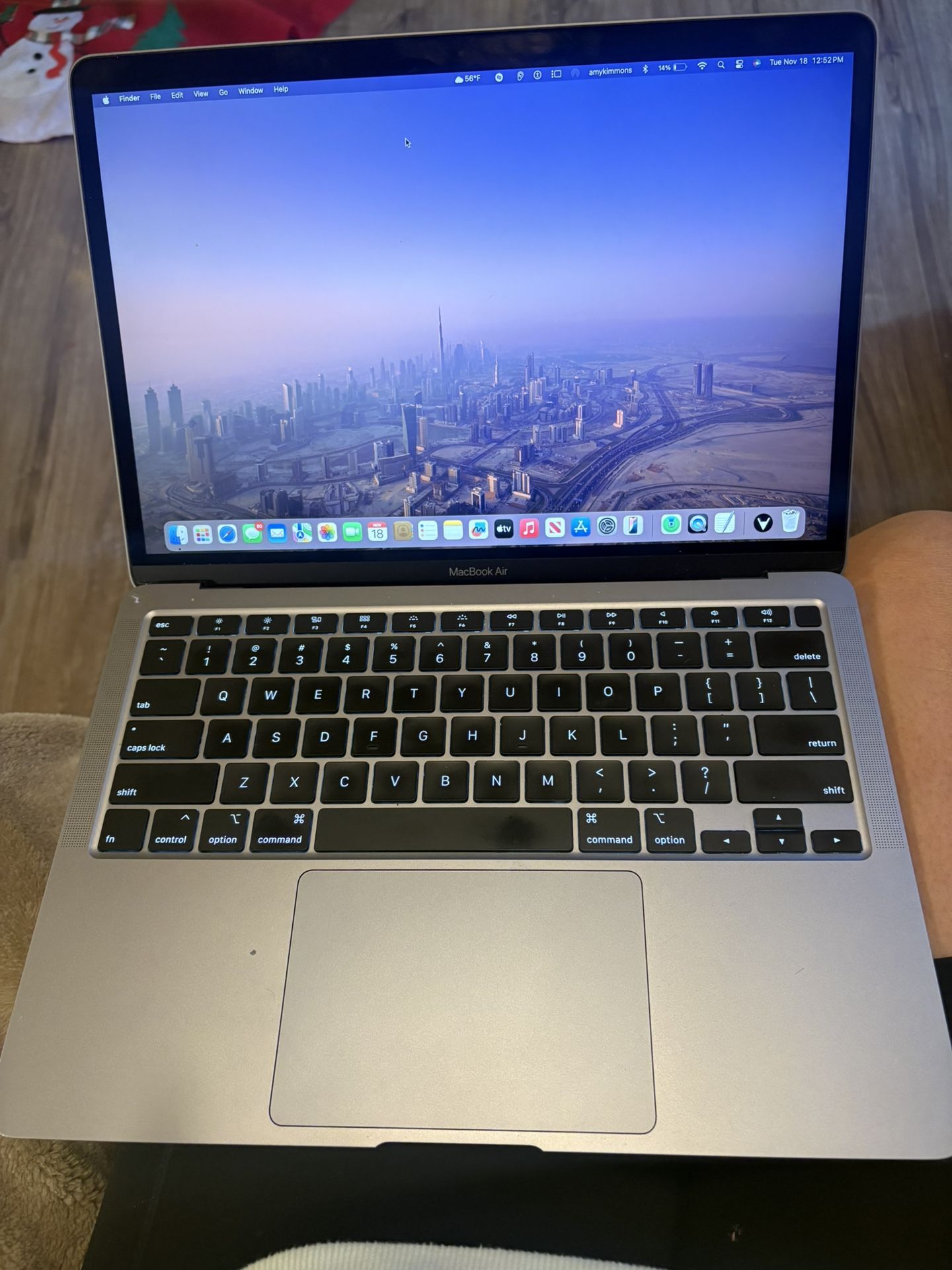 Apple 2020 MacBook Air with 1.1GHz Intel Core i3, 13-inch, 8GB RAM, 128GB SSD Storage Space Gray