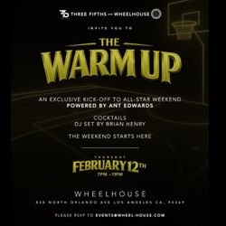 Anthony Edward’s The Warm Up Party All Star Weekend 