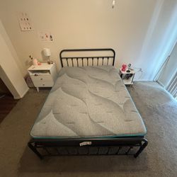 Barely Used Queen Mattress & Bed Frame