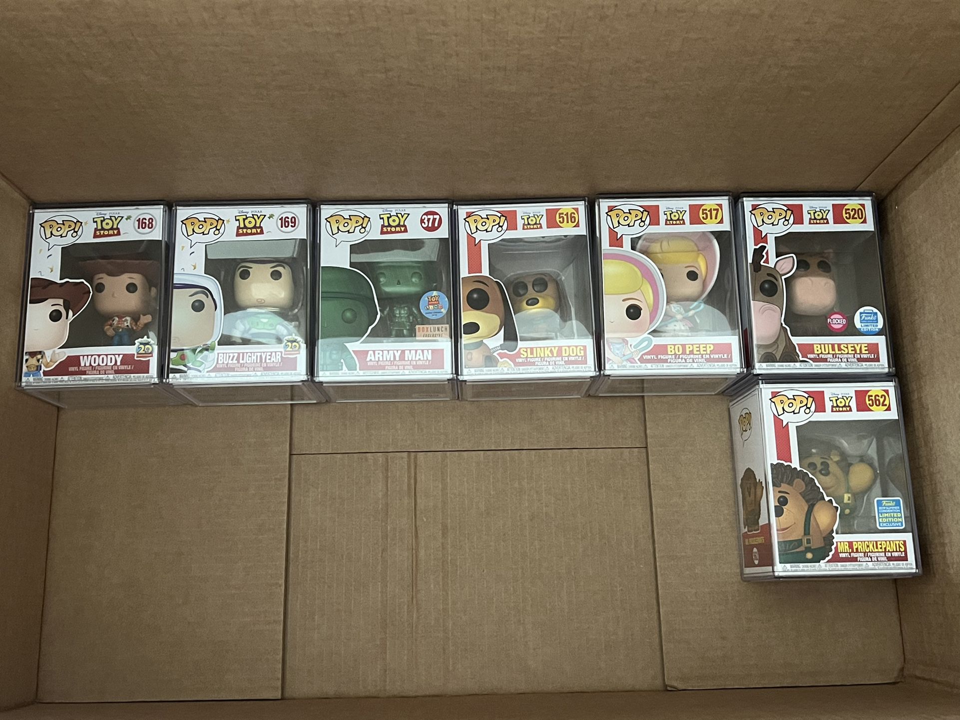 FUNKO POP! TOY STORY (SET OF 23) IN HARD STACK POP PROTECTORS 