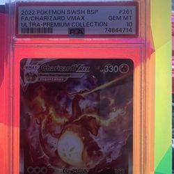 Charizard VMAX UPC #261 PSA10