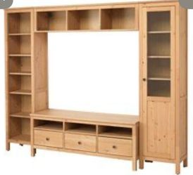Hemnes Wood Entertainment Center