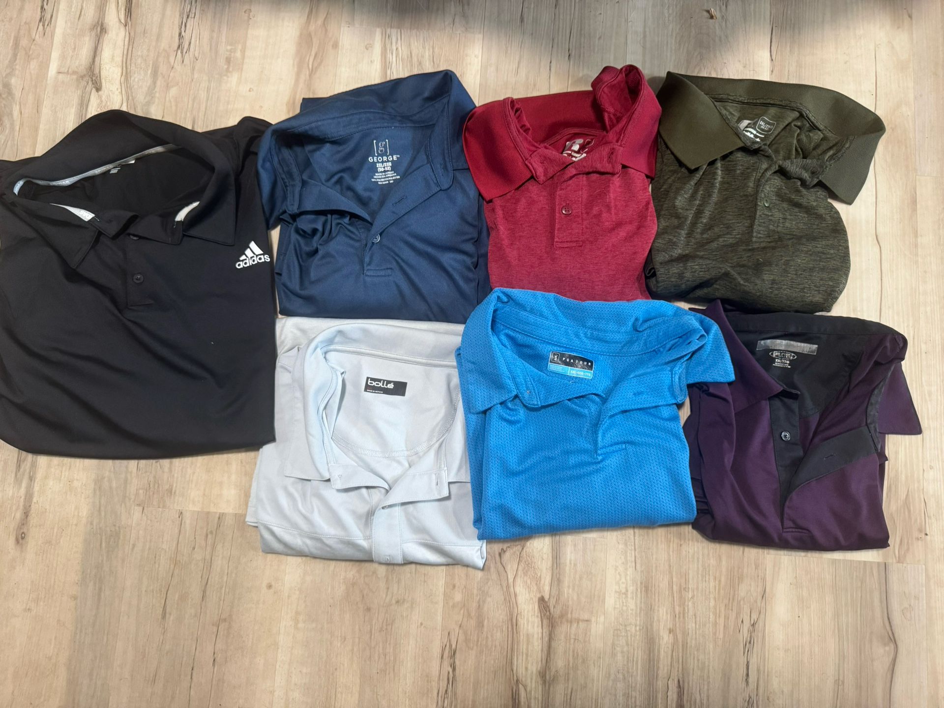 Lot Of 7 Men’s polo Shirts XXL