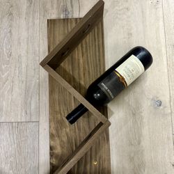 Farmhouse Wall Wine Rack 