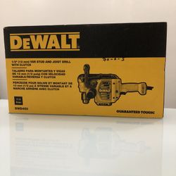 DEWALT Electric Drill, Stud & Joist with Clutch, 1/2-Inch, Variable Speed Reversible (DWD450)