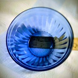 Colbalt Blue Depression Era Glass Bowl 