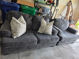 Love seat and chair
