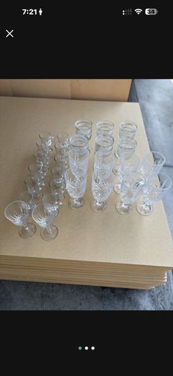 Crystal Wine Glasses/tea Cups