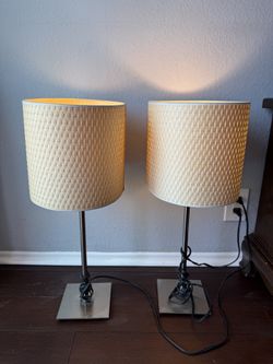 Two desk lamps, $5 each