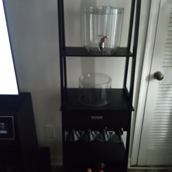 Wine Cabinet 6' ×18"×15" (Black)