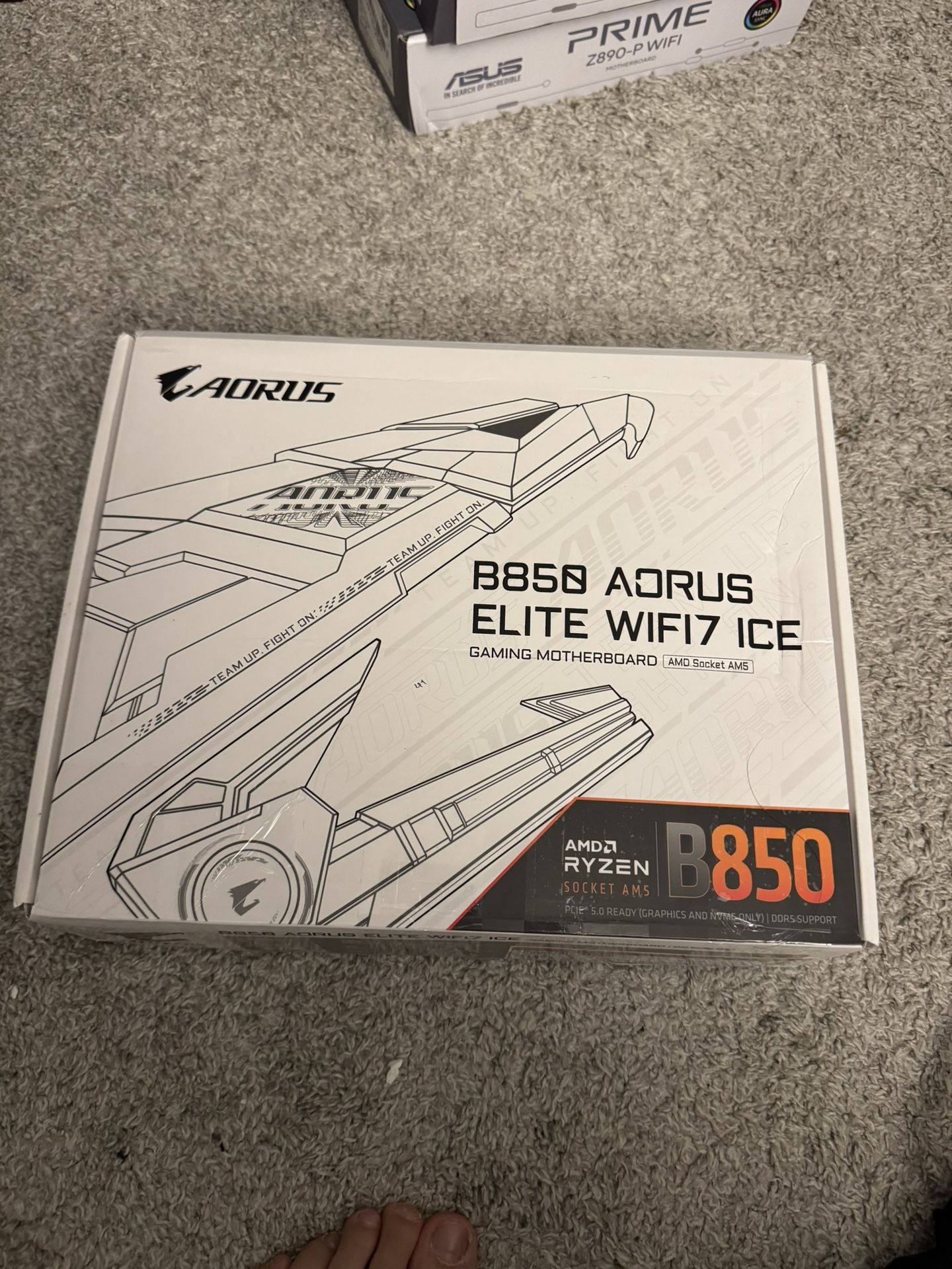 B850 Aorus Elite Wifi7 Ice Pc Motherboard