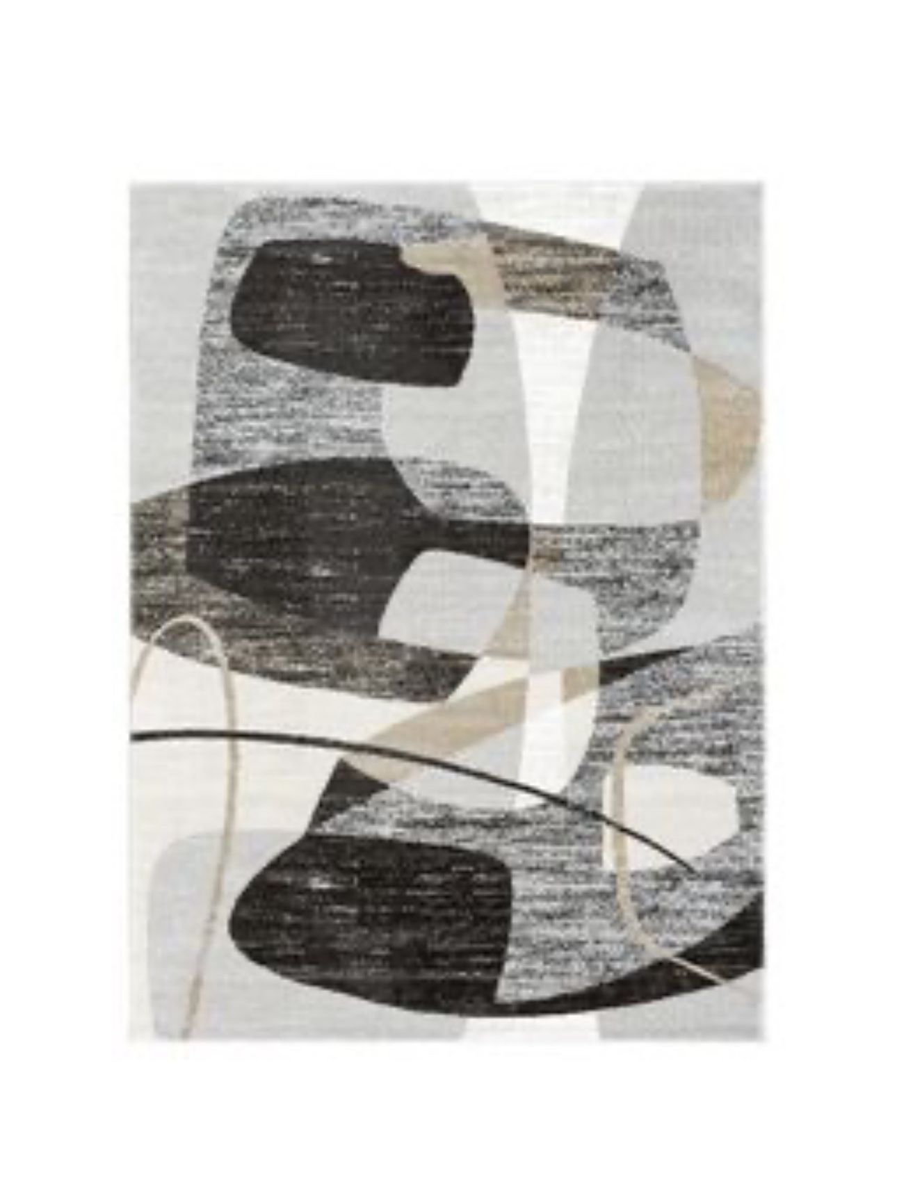 8/10 Brand New Modern Abstract Rug