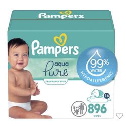 Pampers Aqua Pure 896 Count 