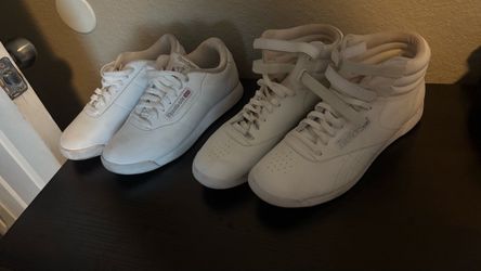 Woman’s princess and high top sneakers