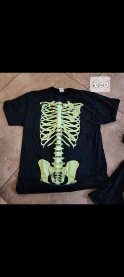 Black Skeleton Graphic T-Shirt Medium