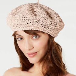 Steve Madden Beret In Pink