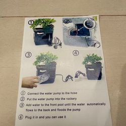 Desktop small building mountain and flowing water decoration, flowing water ornaments, desktop fountain, porch, circular design fountain, waterfall ob