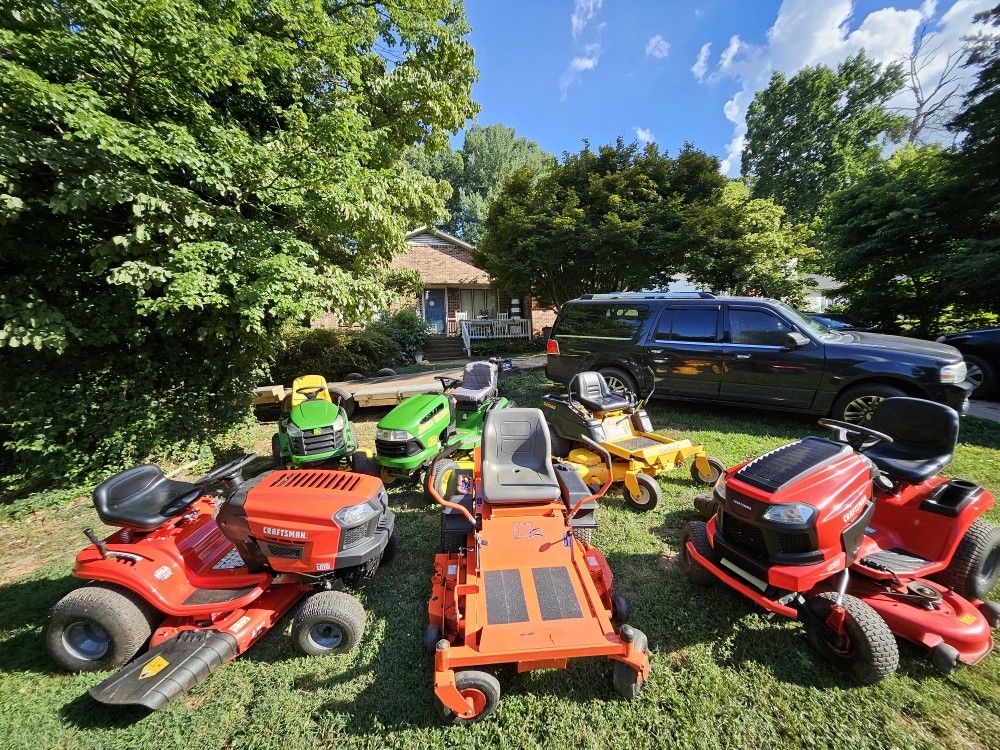 Riding Lawnmower Zeroturn Garden Tractor